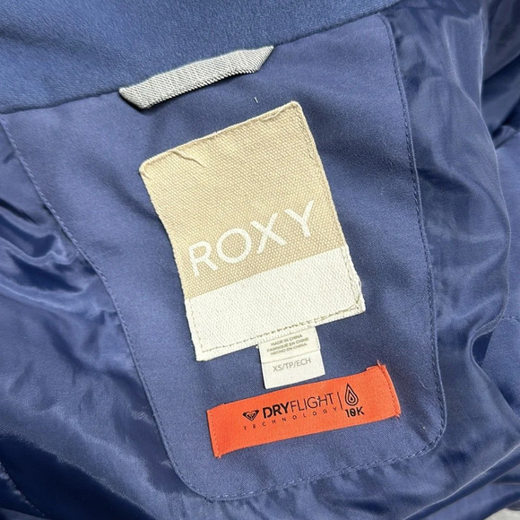 Roxy Billie JK Slate Jacket Coat Snow Ski Winter Dry Flight Gray Womens Size XS - Picture 10 of 13